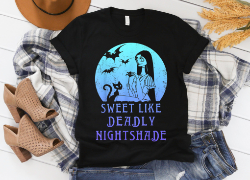 The Nightmare Before Christmas Shirt, Sally Sweet T-Shirt, Halloween Gift, Friends Nightmare Shirt, Jack And Sally With Friends