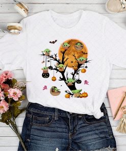 Star Wars Halloween Shirt, Baby Yoda Halloween Pumpkin shirt, Halloween party 2022 shirt, trick or treat