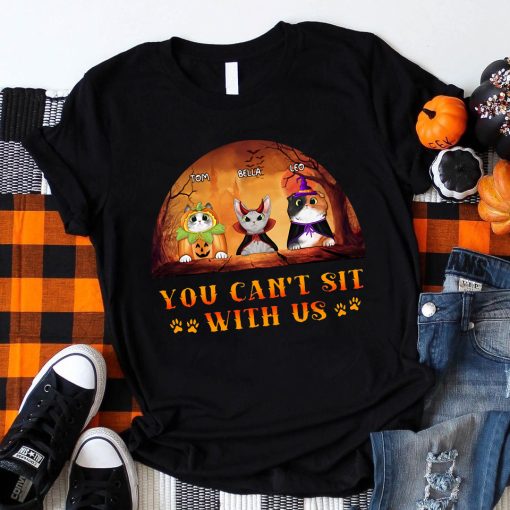 Black Cat Halloween Shirt, I Smell Children Funny Halloween Shirt, Custom Halloween Witch Witches T-shirt