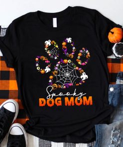 Halloween dog paw shirt, Dog paw shirt, dog dad shirt, dog mama shirt, Halloween dog shirt, Spooky dog tee