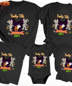 Custom Halloween Matching Shirts, Halloween Shirt, Halloween Mickey Minnie Shirt, Halloween Couple Shirt