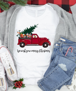 We wish you a merry Christmas Shirt, Farm Fresh Christmas tree, Christmas Truck shirt, Mickey Christmas shirt