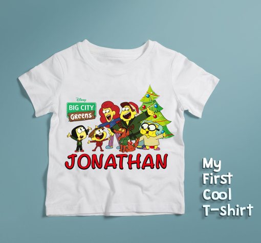 Big City Greens Christmas Shirt, Big City Greens Family birthday party T-shirt, Custom Name and Age,Birthday Gift, Family Matching Shirt