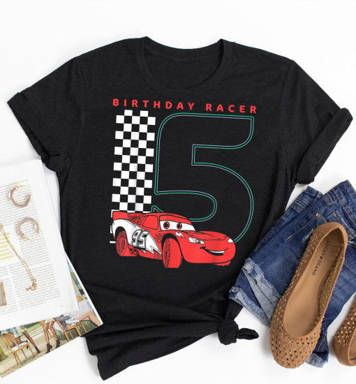 Disney Cars Birthday, Racer McQueen T-Shirt, Cars Birthday Shirt - Disney Cars Birthday Shirt