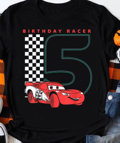 Disney Cars Birthday, Racer McQueen T-Shirt, Cars Birthday Shirt - Disney Cars Birthday Shirt