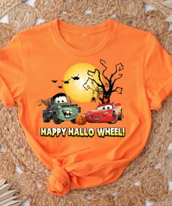 Cars Halloween Shirt, Cars Lightning McQueen Shirt, Happy Hallo Wheel Shirt, Lightning, Mater Halloween