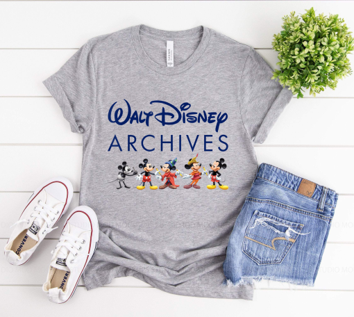 Walt Dis.ney Archives Shirt, Mickey shirt, Funny Mickey Mouse T-Shirt