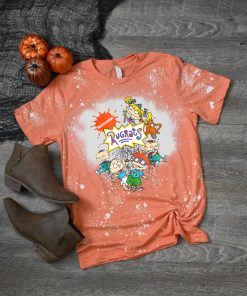 Just a 90'S mama raising her rugrats Bleached Shirts, Nickelodean Shirt, Rugrats Shirt