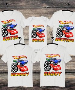 Hot Wheels Birthday Shirt, Hot Wheels Birthday T-shirt, Hot Wheels, Personalized Birthday Cars Boy Kids Shirt