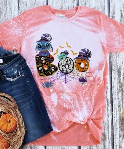 Stitch Boo Bash Spooky Bleached Shirt, Stitch Skeleton, Disney Halloween, Boo Bash 2021 Shirt