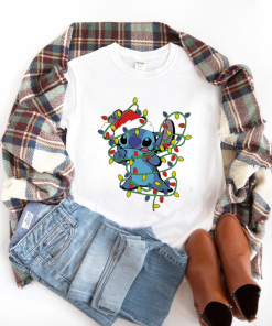 Stitch Christmas Shirt, Stitch Kids Shirt, Stitch Family Shirt, Stitch Character, Lilo & Stitch Movie, Stitch Christmas Vacation Shirt