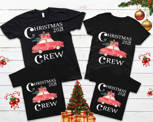 Christmas 2021 Crew Shirt, Matching Family Christmas Shirts, Christmas Lights Shirt, Christmas Squad shirt