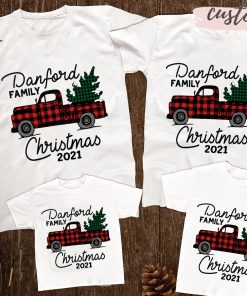 Christmas 2021 Family Matching shirt, Custom Family Matching Shirt, Family Pajamas For Christmas