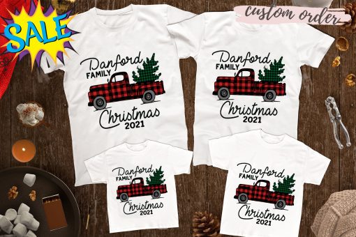 Christmas 2021 Family Matching shirt, Custom Family Matching Shirt, Family Pajamas For Christmas