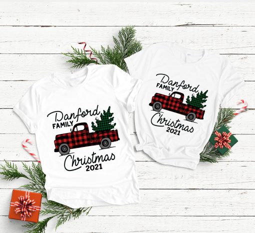 Christmas 2021 Family Matching shirt, Custom Family Matching Shirt, Family Pajamas For Christmas