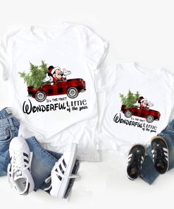 It is The Most Wonderful Time of The Year Sweatshirt, Mickey Family Christmas Pajama Shirt, Merry Christmas shirt, Christmas party shirt