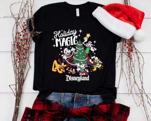 Mickey Mouse and Friends Holiday Shirt, Mickey Mouse Christmas Sweater, Holiday Magic Shirt