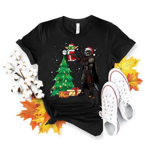 Star Wars Christmas Shirt, Star Wars Family Tee Shirt, Merry Christmas Tee, Baby Yoda Christmas Tee, Stormtrooper Holiday Party