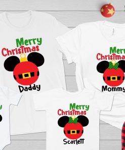 Christmas 2021 Shirt, Family Christmas Matching, Mickey Christmas Shirt, Santa Claus Christmas Sweatshirt