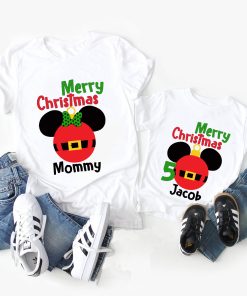 Christmas 2021 Shirt, Family Christmas Matching, Mickey Christmas Shirt, Santa Claus Christmas Sweatshirt