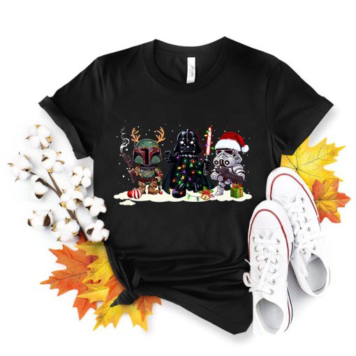 Star Wars Christmas Tee Shirt, Baby Yoda Christmas shirt, Christmas gifts