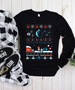 Funny Dark Vader Stormtrooper Holiday Party Tee, Winter Trip Vacation Gift, Star Wars Christmas Shirt