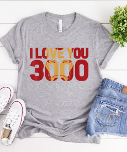 I Love You 3000 T-Shirt, Marvel Avengers, Endgame Iron Man Shirt