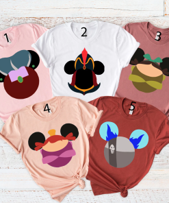 Villain Halloween Shirt, Halloween Mickey MouseShirt, Maleficent Evil Queen Shirt, Mickey Head Matching Shirt,