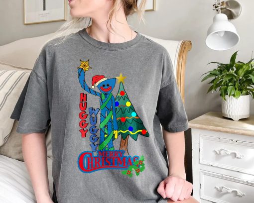 Huggy Wuggy Poppy Playtime Christmas Shirt, Poppy Playtime Shirt, Huggy Wuggy Shirt, Kissy Missy Shirt, Mommy Long Legs Tee