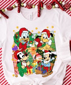 Mickey And Friends Christmas Shirt, Christmas Vintage Shirt, Mickey Christmas Shirt, Pluto Baby Shirt