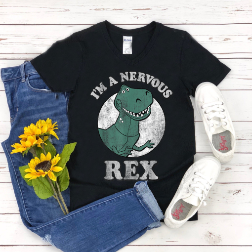 Toy Story Shirt, I'm A Nervous, Rex Dinosaur T-Shirt