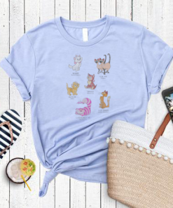 Mickey And Friends Shirt, Cat Names And Breeds T-Shirt, Si and Am, Lucifer Cat Shirt