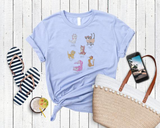 Mickey And Friends Shirt, Cat Names And Breeds T-Shirt, Si and Am, Lucifer Cat Shirt