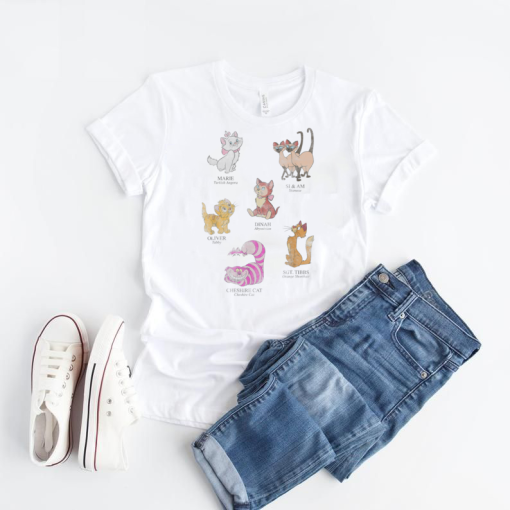 Mickey And Friends Shirt, Cat Names And Breeds T-Shirt, Si and Am, Lucifer Cat Shirt