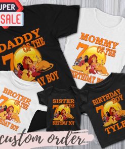 Lion King Birthday Shirt, Custom Lion King Matching Family Shirt, Family Lion Shirt