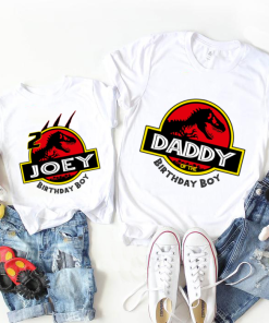 Custom Jurassic Park Fmaily Shirt ,Jurassic Park Shirt ,Custom Dinosaur Shirt, Personalized Jurassic Family Shirt