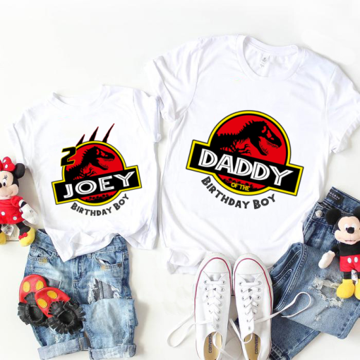 Custom Jurassic Park Fmaily Shirt ,Jurassic Park Shirt ,Custom Dinosaur Shirt, Personalized Jurassic Family Shirt