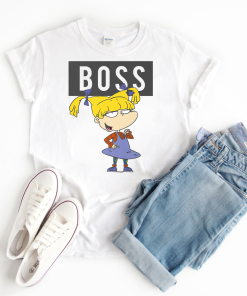 RugRats Angelica Boss Shirt, Word Cutout Premium T-Shirt, Rugrats Friends shirt, Tommy Angelica Shirt