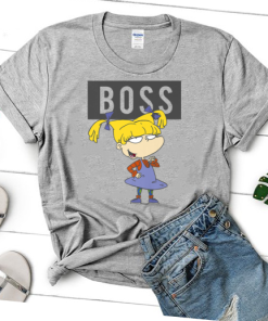 RugRats Angelica Boss Shirt, Word Cutout Premium T-Shirt, Rugrats Friends shirt, Tommy Angelica Shirt