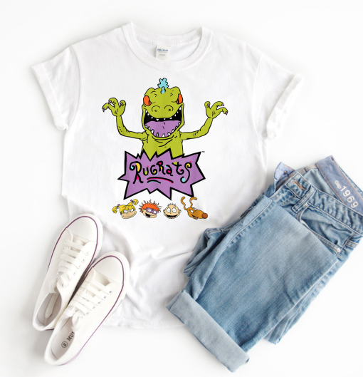 Reptar Below View Of Chucky, Tommy T-Shirt, Nickelodeon Shirt