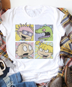 Rugrats Group Shot Box Up T-Shirt, 90s Cartoon Shirt, Rugrats Friends shirt, Tommy Angelica Chuckie Rugrats