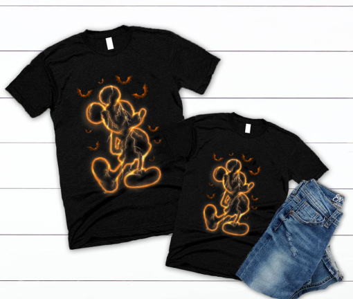 Halloween Mickey Mouse T-Shirt, Custom name Halloween shirt, Trick or Treat shirt